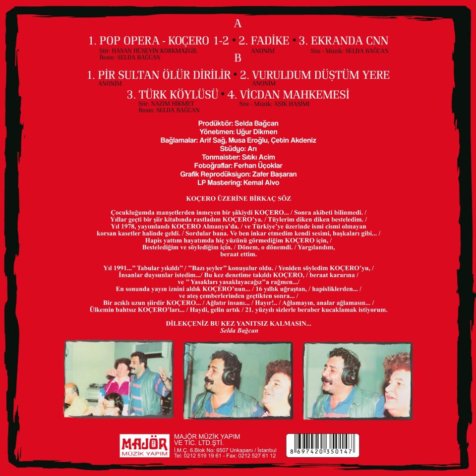 Ahmet Kaya ve Selda Bağcan - Koçero Plak
