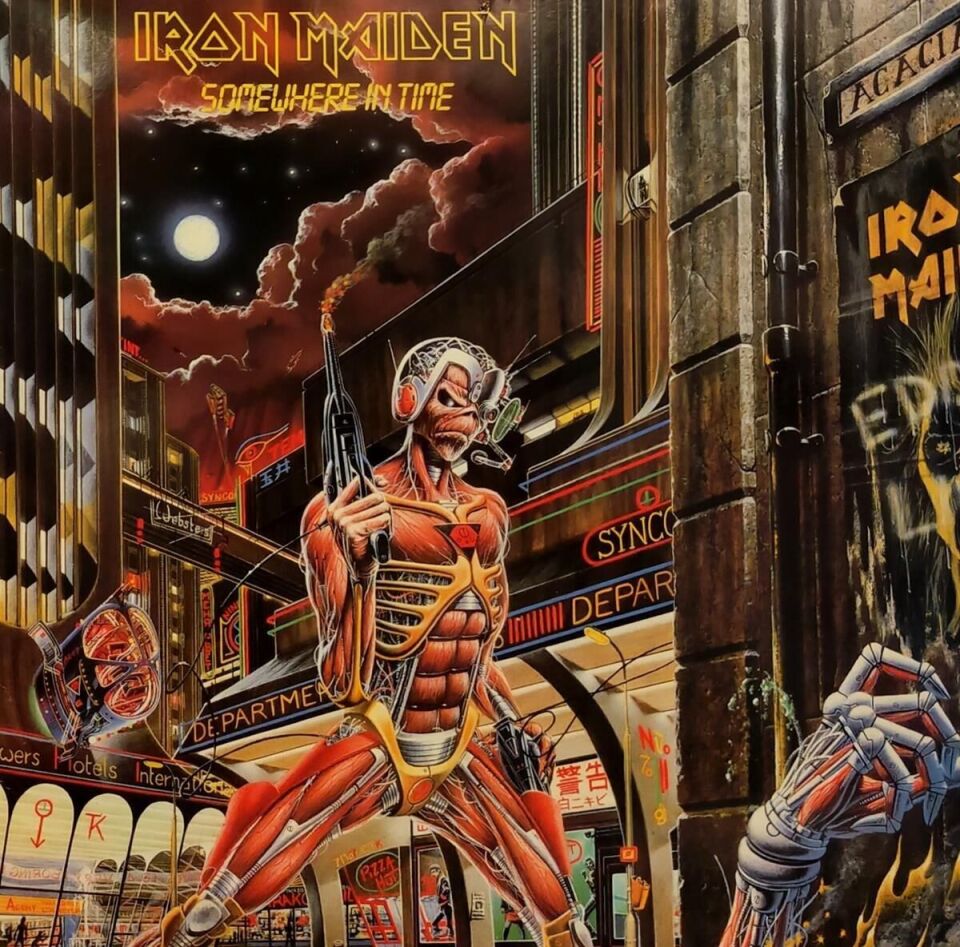 İron Maiden - Somewhere in Time  Plak