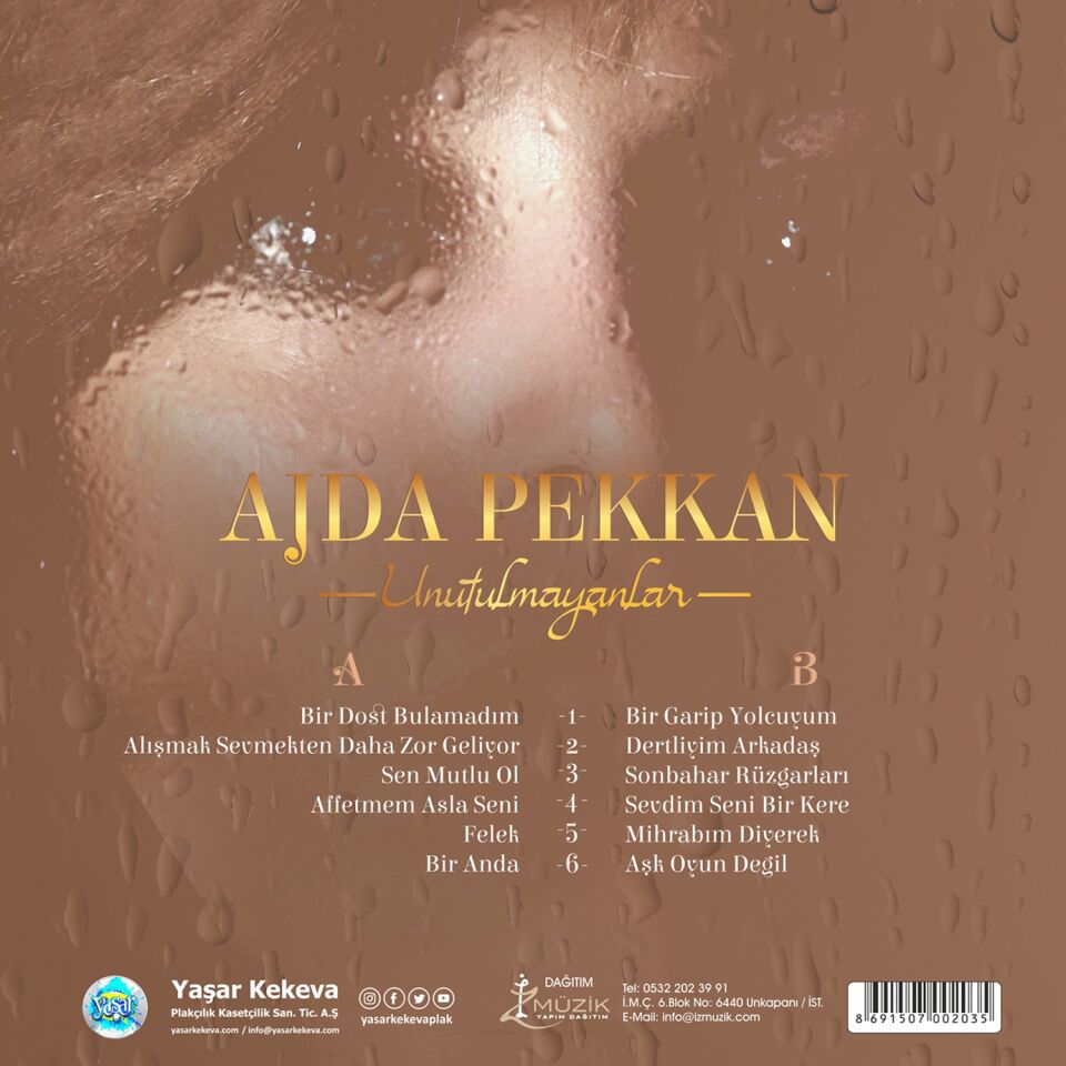 Ajda Pekkan - Unutulmayanlar Plak