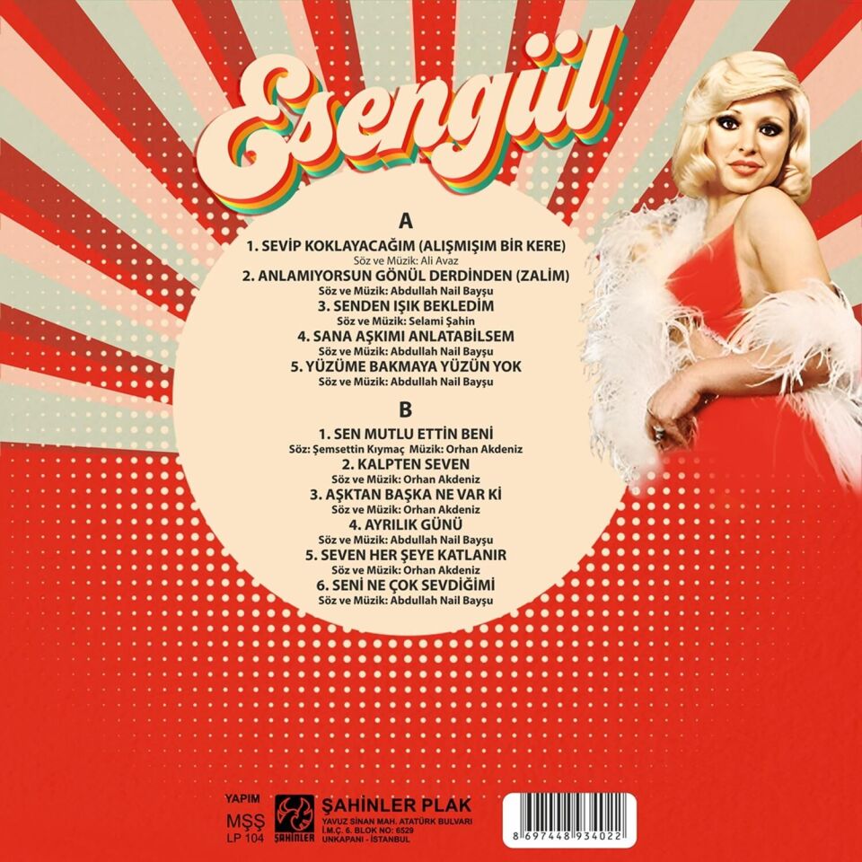 Esengül Renkli Plak