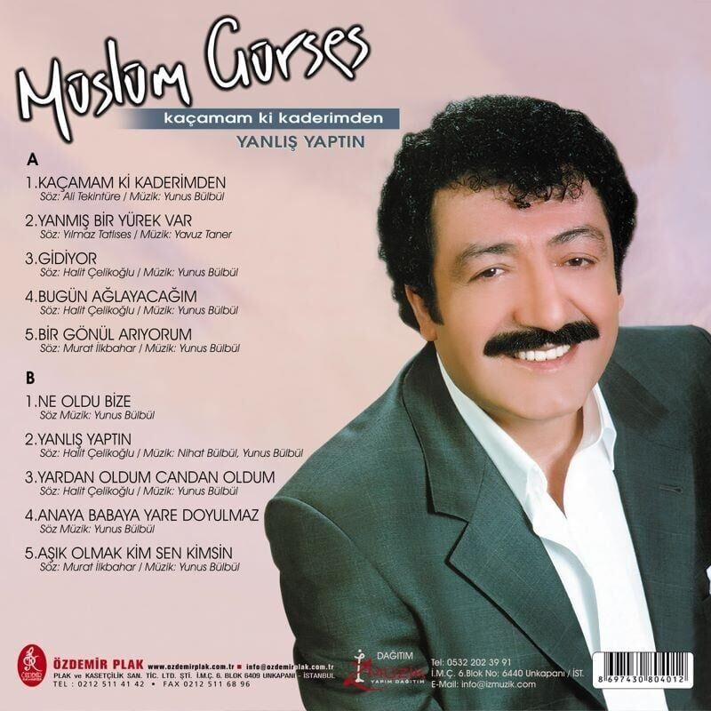 Müslüm Gürses - Kaçamam Ki Kaderimden Plak