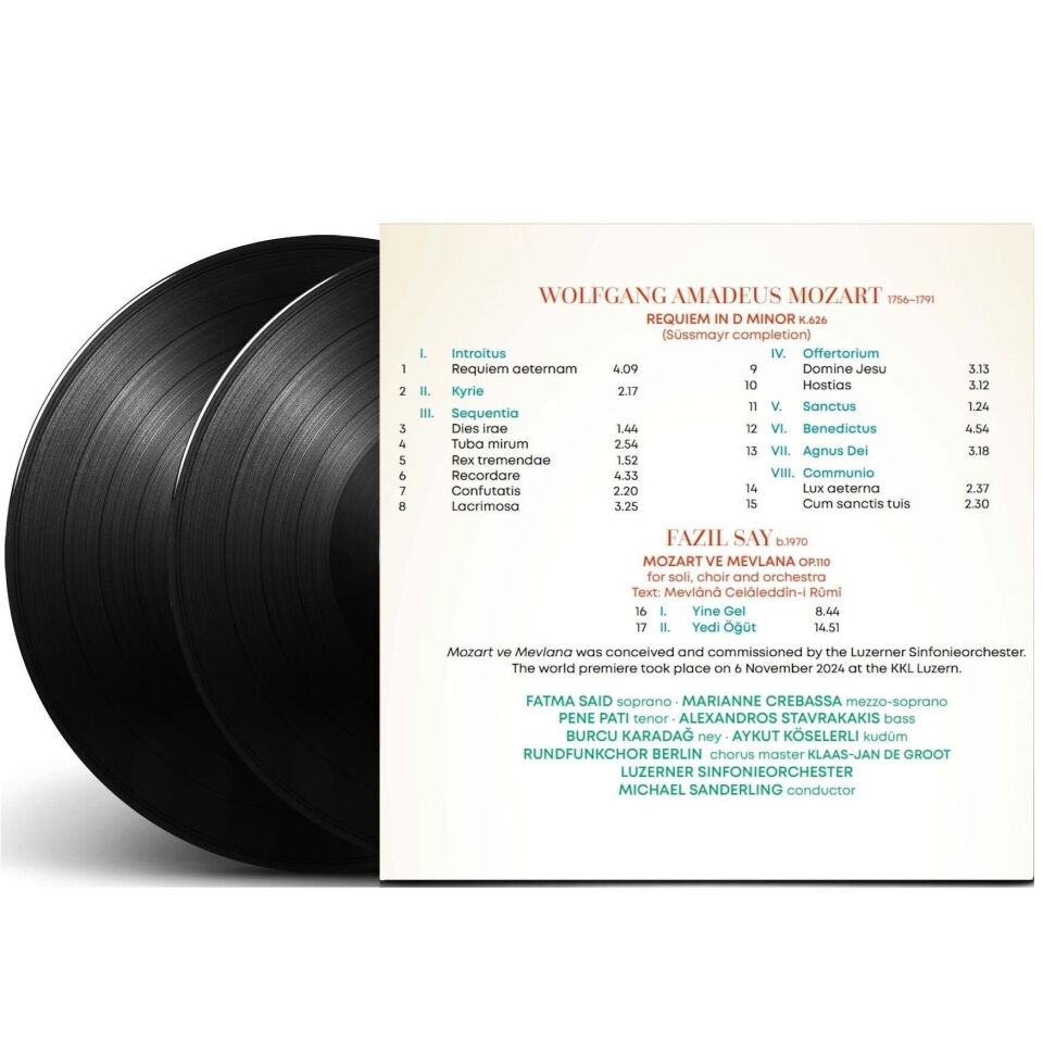 Fazıl Say - Mozart & Mevlana 2'li Plak