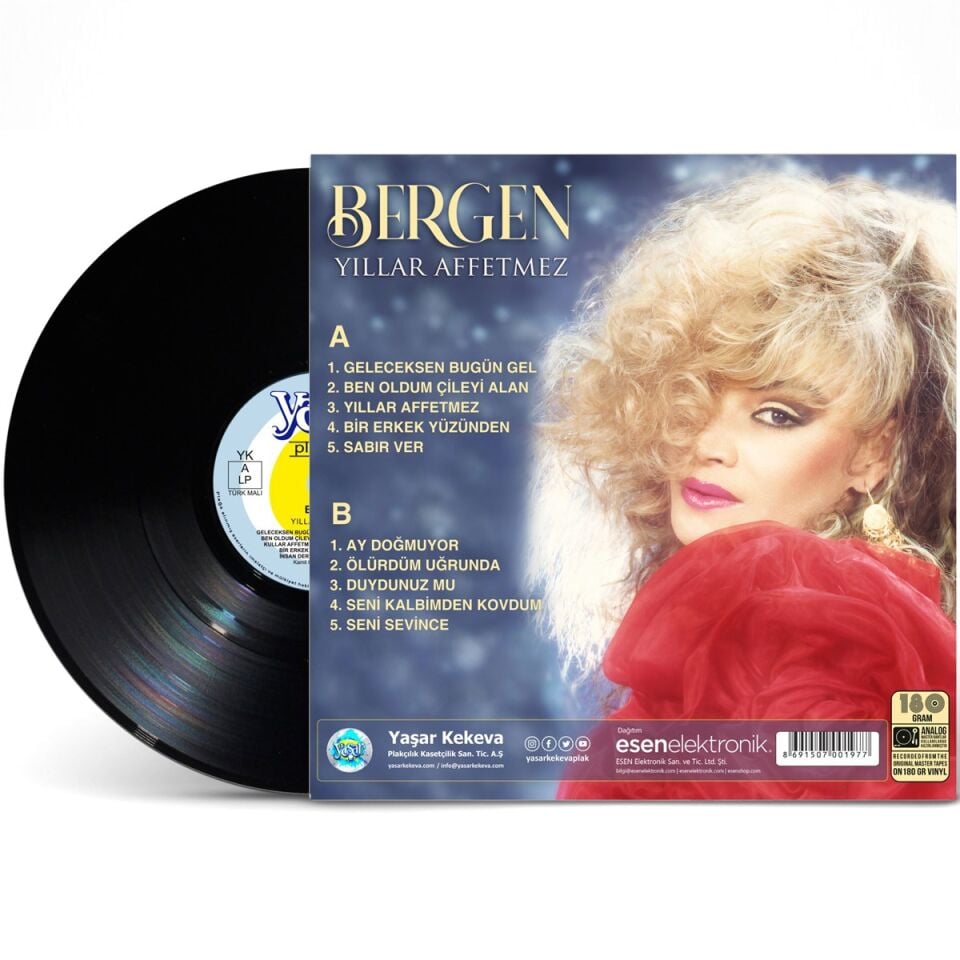 Bergen - Yıllar Affetmez  Plak
