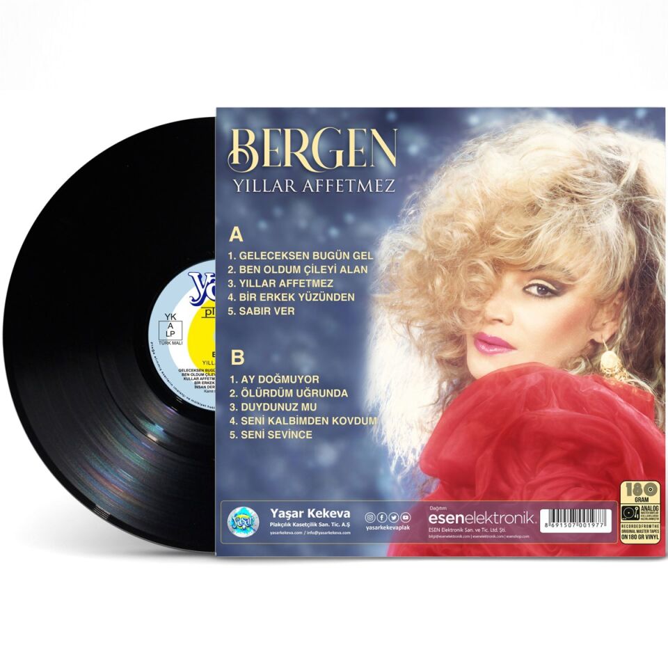 Bergen - Yıllar Affetmez  Plak