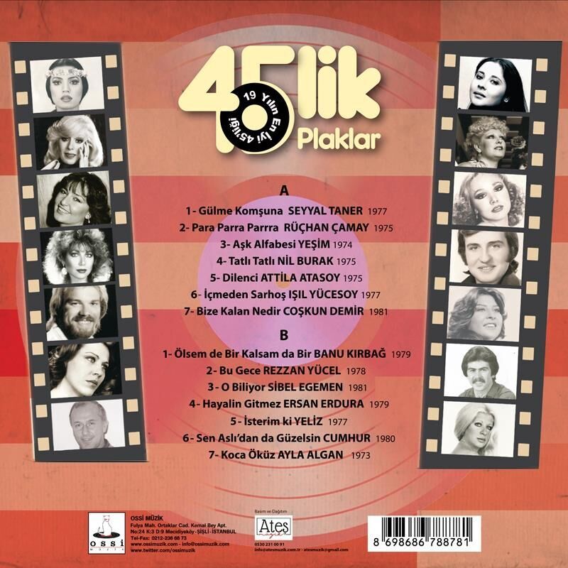 -19 Yılın En İyi 45'lik Plakları Plak