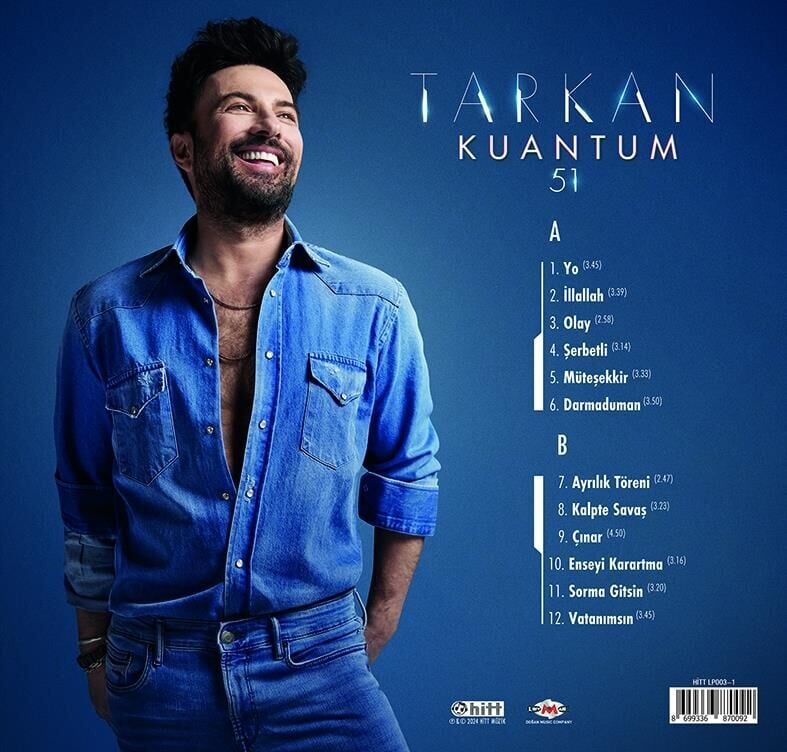 Tarkan - Kuantum 51 Mavi Plak
