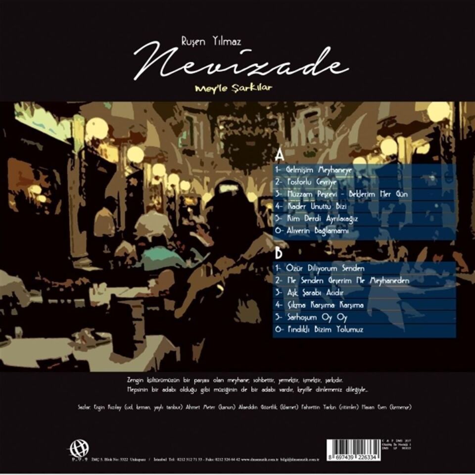 Nevizade - Mey'le Şarkılar 1 Plak