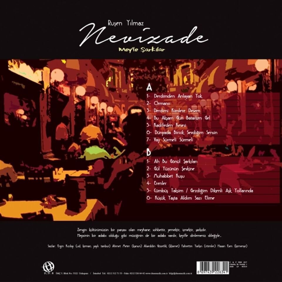 Nevizade - Mey'le Şarkılar 2 Plak