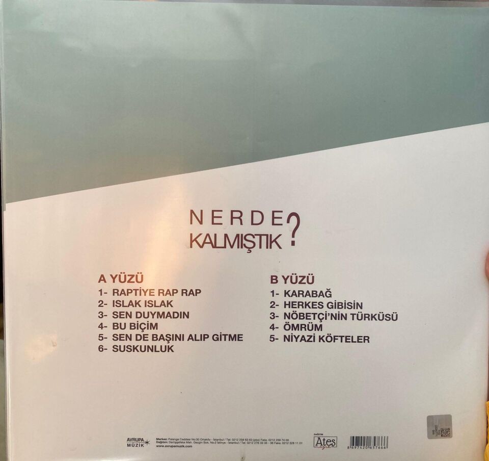 Cem Karaca - Nerde Kalmıştık? Plak