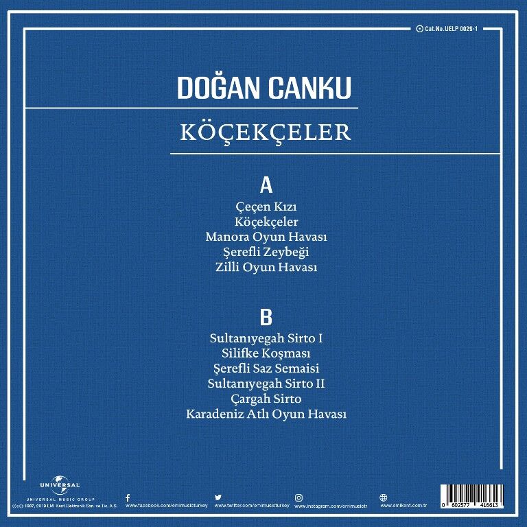 Doğan Canku -  Köçekçeler Plak