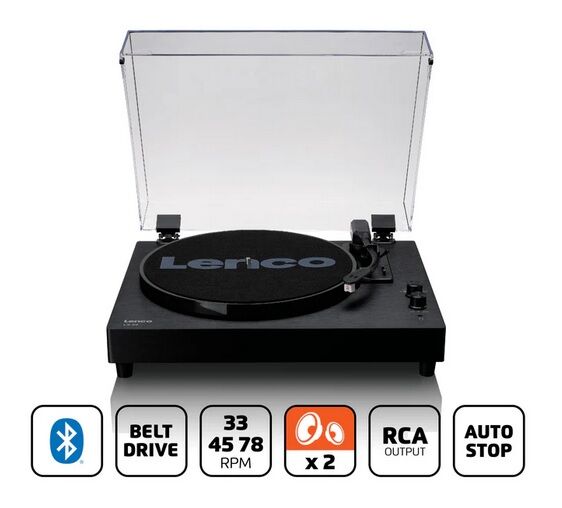 Lenco LS-60BK Siyah Ahşap Pikap