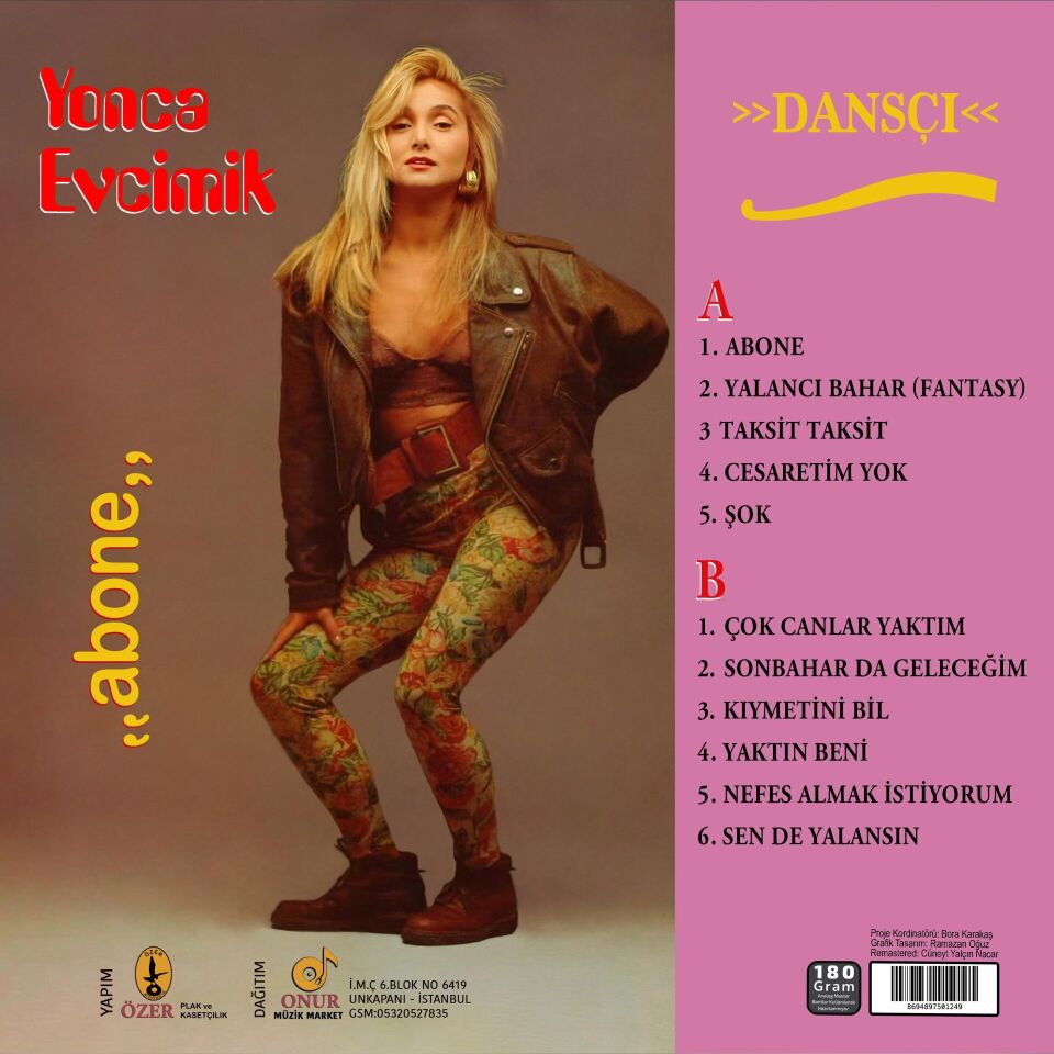 Yonca Evcimik - Dansçı - Abone Plak
